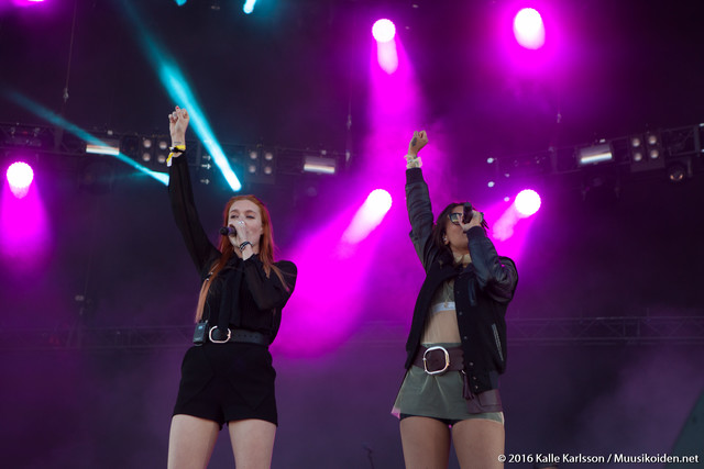 Icona Pop | Icona Pop Ruisrockissa 2016